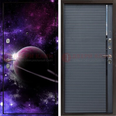 Металлическая дверь с фотопечатью Сатурна ДФ-20 в Всеволожске