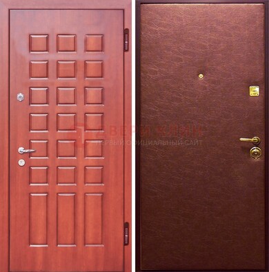 Входная дверь с МДФ и винилискожей ДМ-178 для офиса в Всеволожске