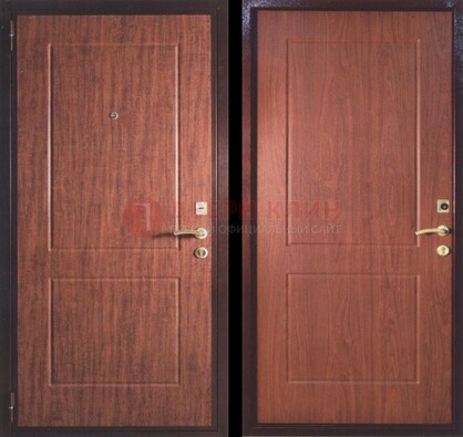 Фрезированная металлическая дверь с МДФ ДМ-182 в Всеволожске