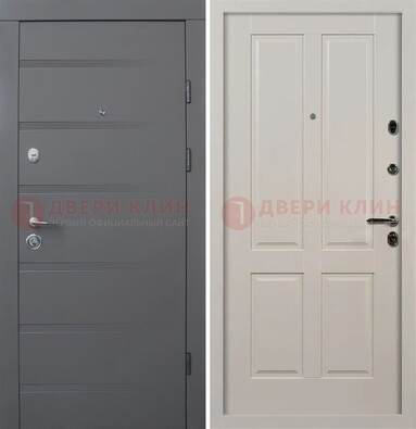Квартирная железная дверь с МДФ панелями ДМ-423 в Всеволожске