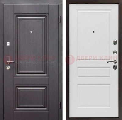 Классическая железная дверь с МДФ панелями ДМ-437 в Всеволожске