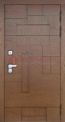 Современная стальная дверь с МДФ панелью ДМ-519 в Курске