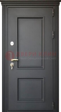 Чёрная дверь с МДФ ДМ-520 в Всеволожске
