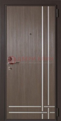 Квартирная стальная дверь с МДФ с декоративными вставками ДМ-89 в Всеволожске