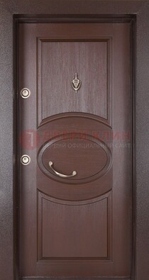 Железная дверь с массивом дуба в стиле классика ДМД-55 в Всеволожске