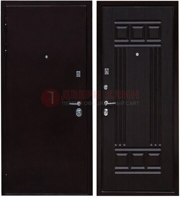 Темная стальная дверь с порошковым напылением ДП-140 в Всеволожске