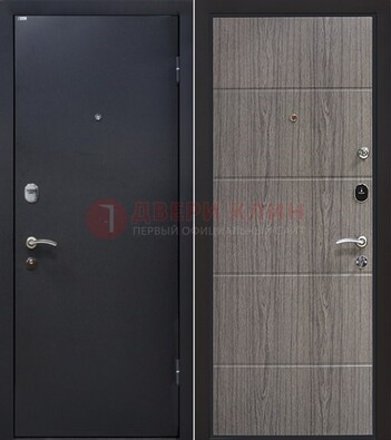 Черная входная дверь с порошковым напылением ДП-189 в Всеволожске