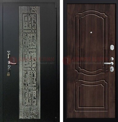 Входная дверь с порошковым покрытием медный антик МДФ внутри ДП-224 в Всеволожске