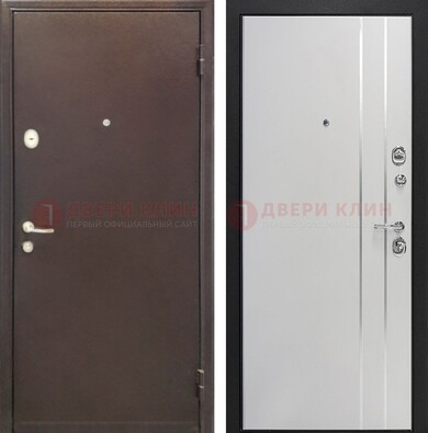 Входная дверь с порошковым покрытием с МДФ с молдингами ДП-232 в Всеволожске