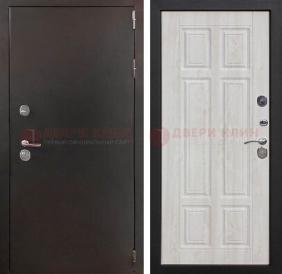 Стальная дверь с порошковым напылением с филенчатой МДФ ДП-238 в Всеволожске