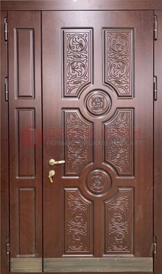 Парадная металлическая дверь с узором ДПР-74 в Пскове
