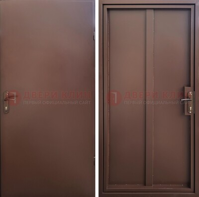 Техническая дверь с порошковым покрытием медный антик с двух сторон ДП-253 в Всеволожске
