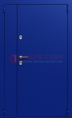 Синяя тамбурная дверь ДТМ-23 в Челябинске