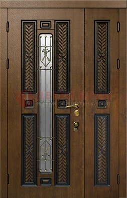 Полуторная входная дверь с виноритом ДВТ-169 в Всеволожске