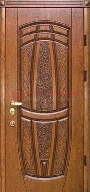 Коричневая металлическая дверь с виноритом ДВТ-34 в Всеволожске