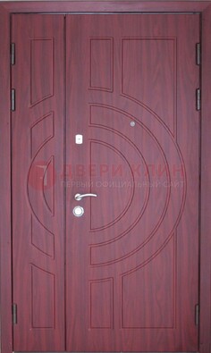 Тамбурная красная железная дверь с виноритом ДВТ-3 в Всеволожске