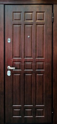 Темная стальная дверь с виноритом ДВТ-45 в Всеволожске