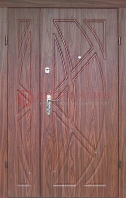 Железная тамбурная полуторная дверь с МДФ ПЛ-7 в Всеволожске